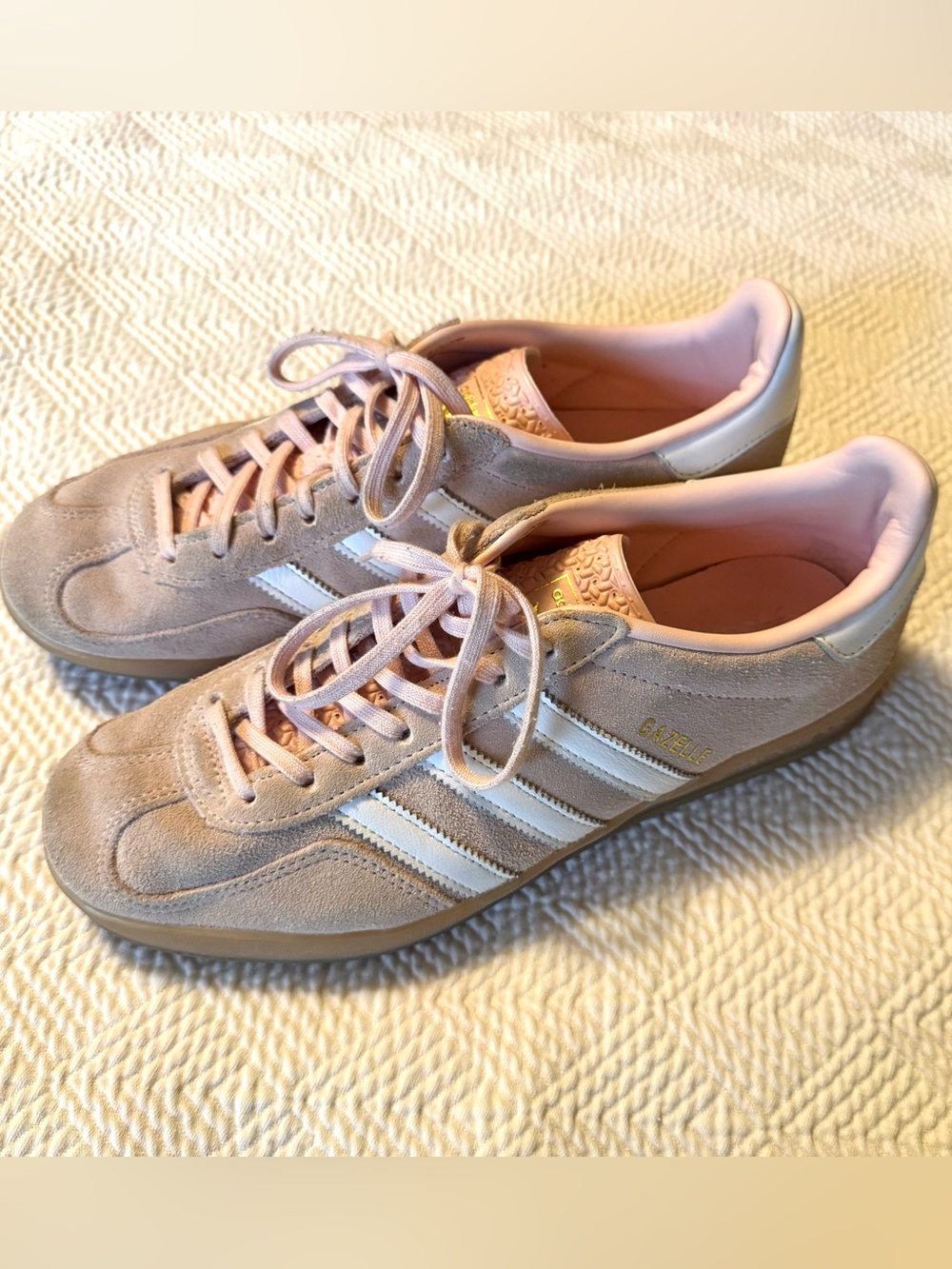 Women’s Pink Adidas Gazelle Sneakers